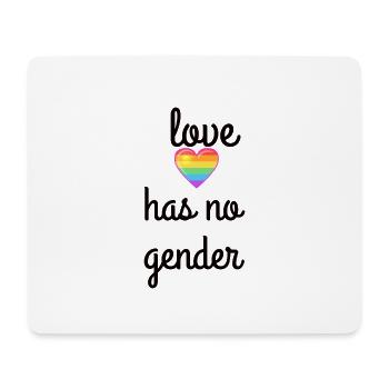 Tee shirt LGBT - Tapis de souris (format paysage) - blanc - Devant