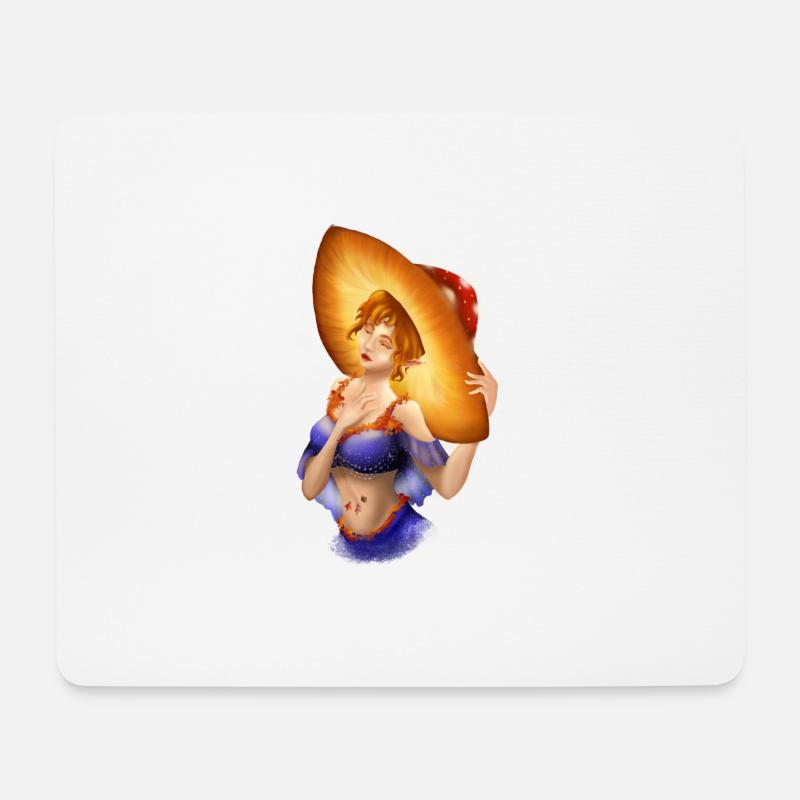 Fairy Autumn - Mousepad (Querformat) - Weiß