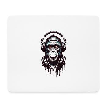 Funky Monkey - Mouse Pad (horizontal) - white - Front