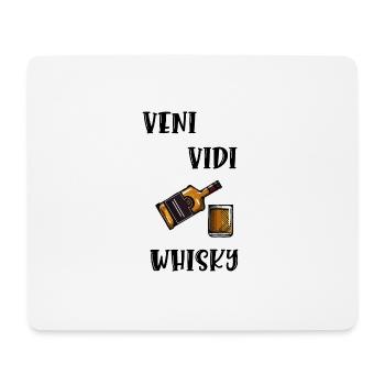 Veni Vidi Whisky - Mousepad (Querformat) - Weiß - Vorne