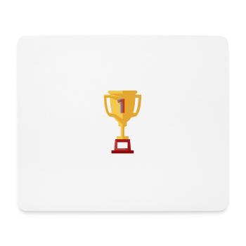 Pokal - Mousepad (Querformat) - Weiß - Vorne