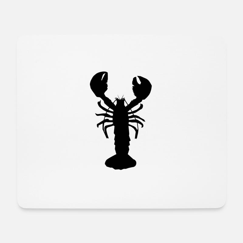 Lobster - Mousepad (Querformat) - Weiß