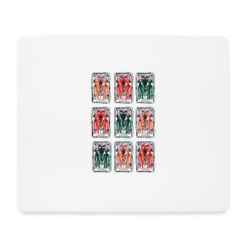 Lovers Card - Mouse Pad (horizontal) - white - Front