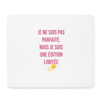 Parfaite édition limitée - Tapis de souris (format paysage) - blanc - Devant