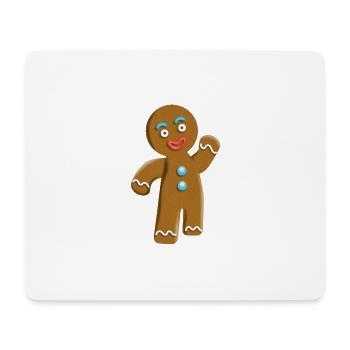Süsser Lebkuchenmann - Mousepad (Querformat) - Weiß - Vorne