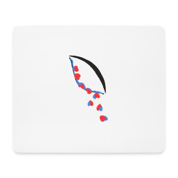 Ojolagrimas Amore - Tapis de souris (format paysage) - blanc - Devant