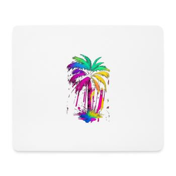 Palme - Mousepad (Querformat) - Weiß - Vorne