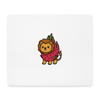 Löwen-Dragon - Mousepad (Querformat) - Weiß - Vorne