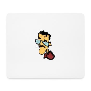 Alter Typ - Mousepad (Querformat) - Weiß - Vorne