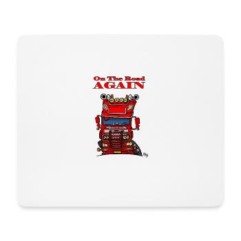0613 D Truck FX wieder unterwegs - Mousepad (Querformat) - Weiß - Vorne