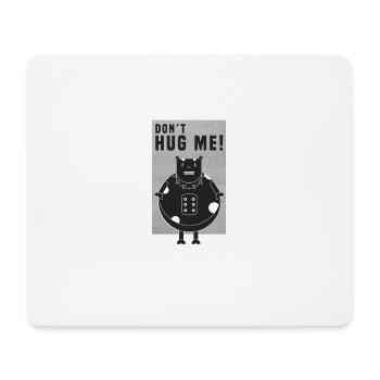 rock Cow Heavy Metal Don`t me étreinte - Tapis de souris (format paysage) - blanc - Devant