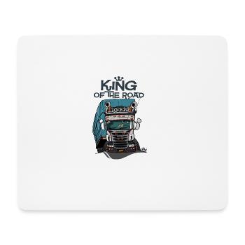 323 König der Straße (für bei Licht) - Mousepad (Querformat) - Weiß - Vorne