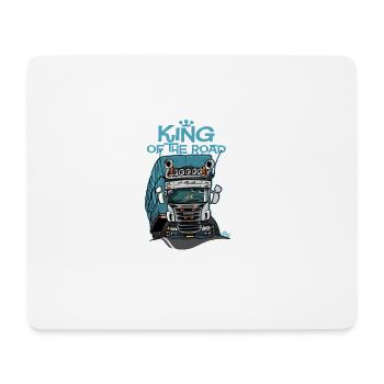 323 König der Straße (bei Dunkelheit) - Mousepad (Querformat) - Weiß - Vorne