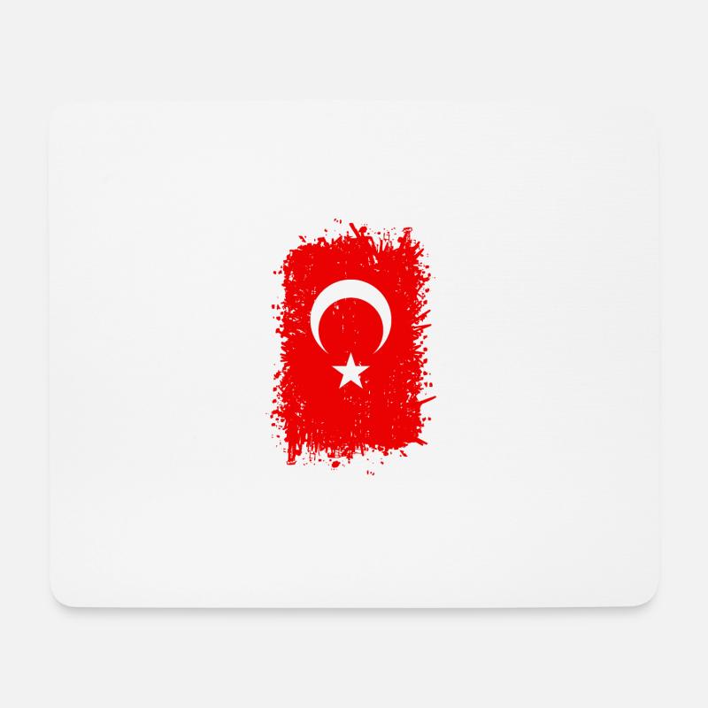 Turkey - Mouse Pad (horizontal) - white