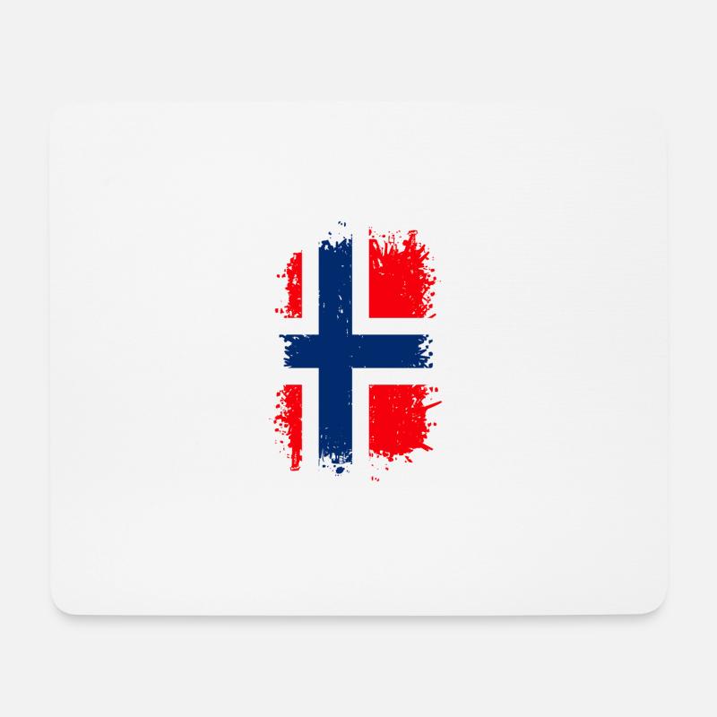Norway - Mouse Pad (horizontal) - white