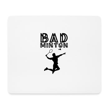 badminton - Mouse Pad (horizontal) - white - Front