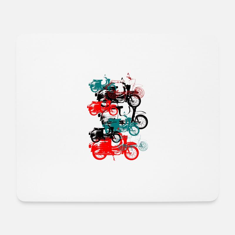 Schwalbegrafik 1 - Mousepad (Querformat) - Weiß