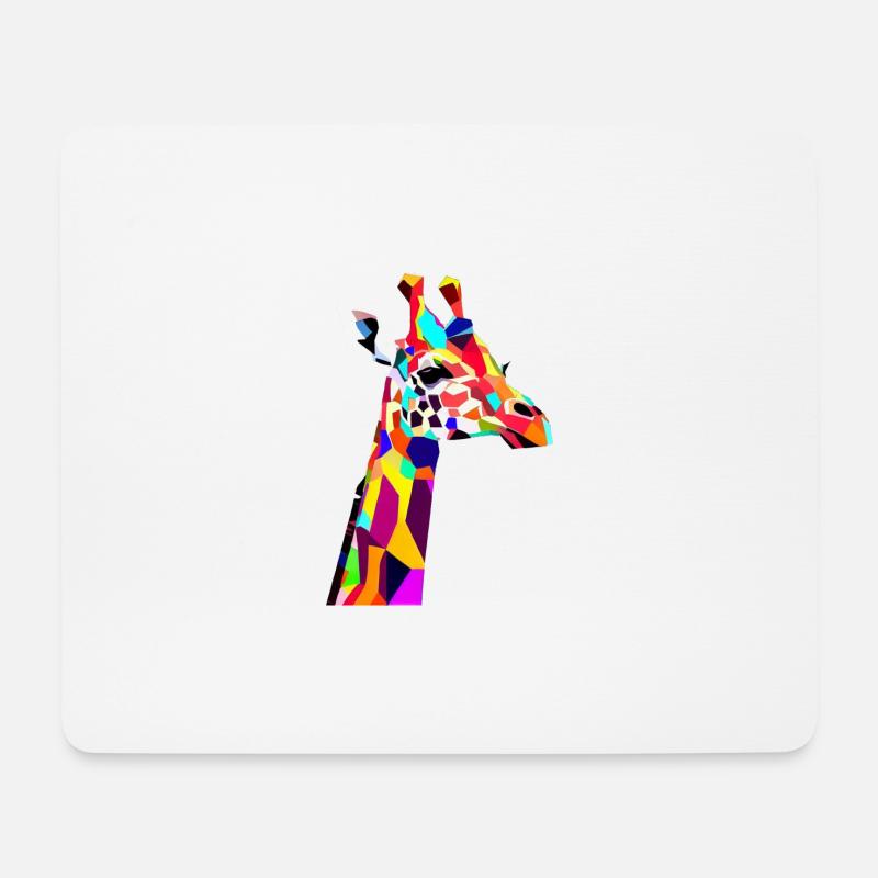 Giraffe - Mouse Pad (horizontal) - white