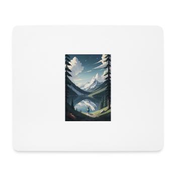 Der Seelen- See - Mousepad (Querformat) - Weiß - Vorne