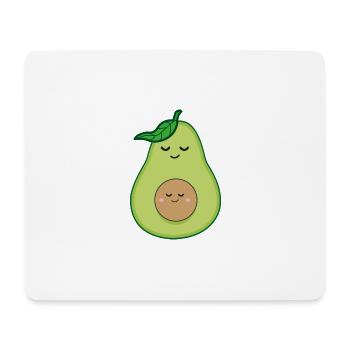 Avocado - Schwangerschafts - Design - Mousepad (Querformat) - Weiß - Vorne