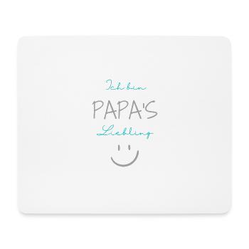 PAPAS Liebling - Mousepad (Querformat) - Weiß - Vorne
