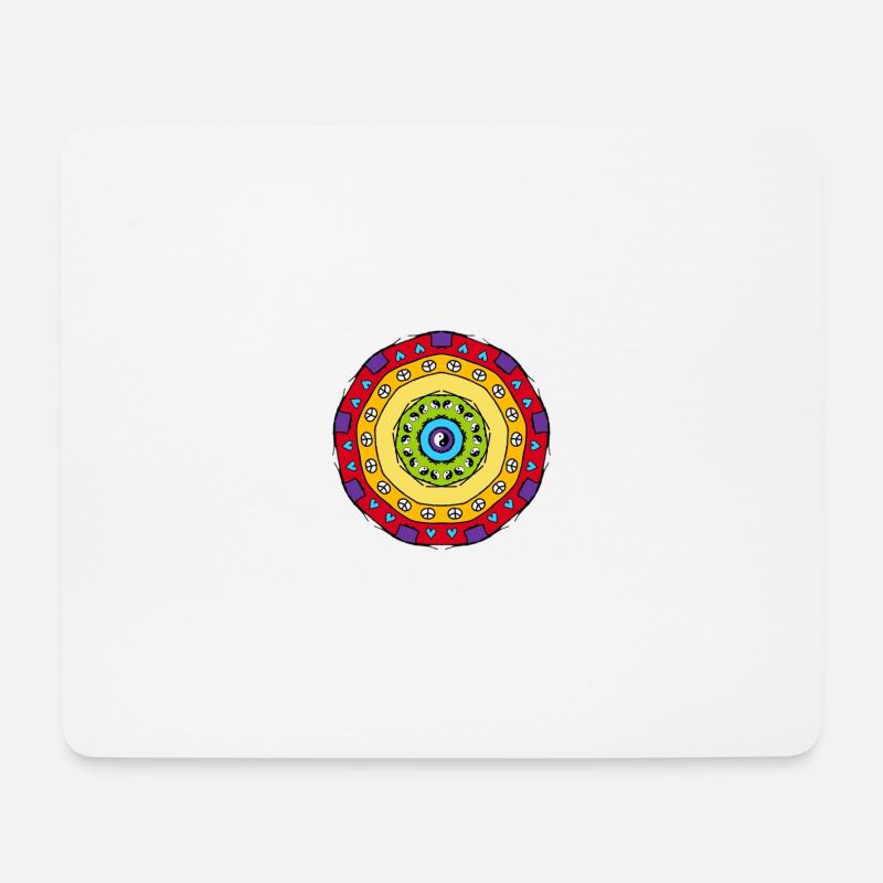 Rainbow colors - Mousepad (Querformat) - Weiß