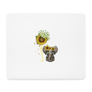 Cannabis Hemp THC 420 - Mouse Pad (horizontal) - white - Front