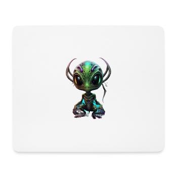 Galaxy Animal - Tapis de souris (format paysage) - blanc - Devant