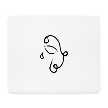 NOSTALGIA v t-shirt - Mouse Pad (horizontal) - white - Front