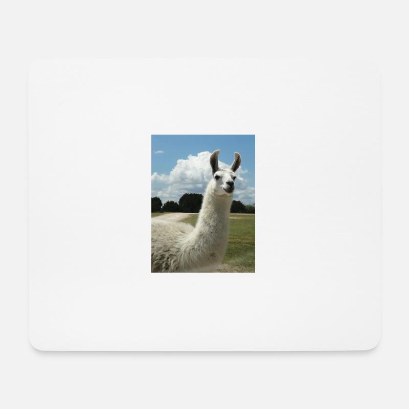 lama, alpaka, alpaka liebe, geschenk - Mousepad (Querformat) - Weiß