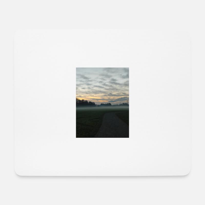 Abendstimmung - Mousepad (Querformat) - Weiß