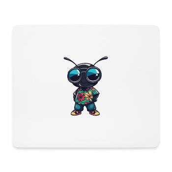 Ant Cool Summer - Mouse Pad (horizontal) - white - Front