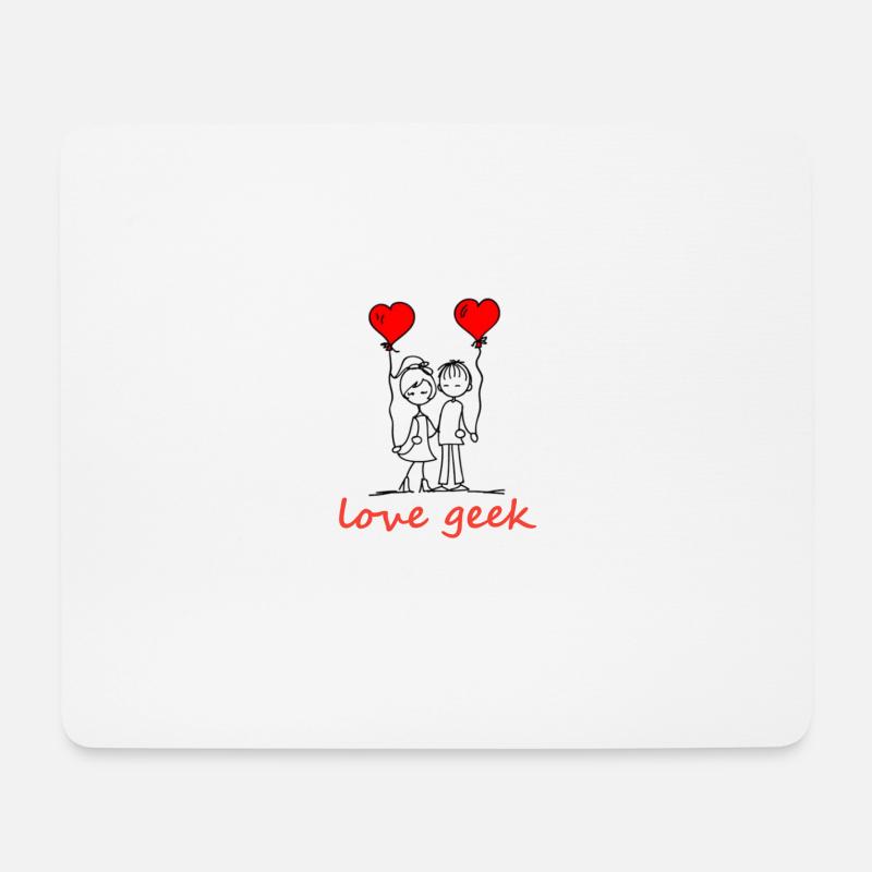 Liebes-Aussenseiter - Mousepad (Querformat) - Weiß