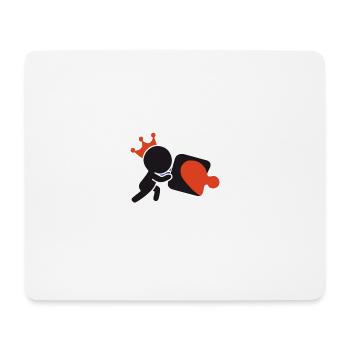 Puzzle König - Mousepad (Querformat) - Weiß - Vorne