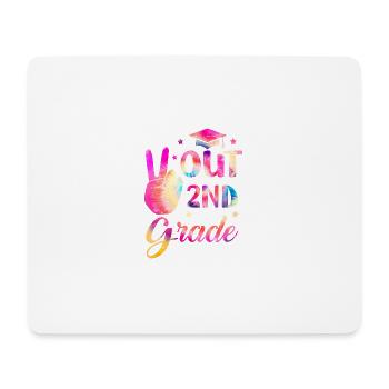 Frieden out zweite 2. Klasse Happy Letzter Schulta - Mousepad (Querformat) - Weiß - Vorne