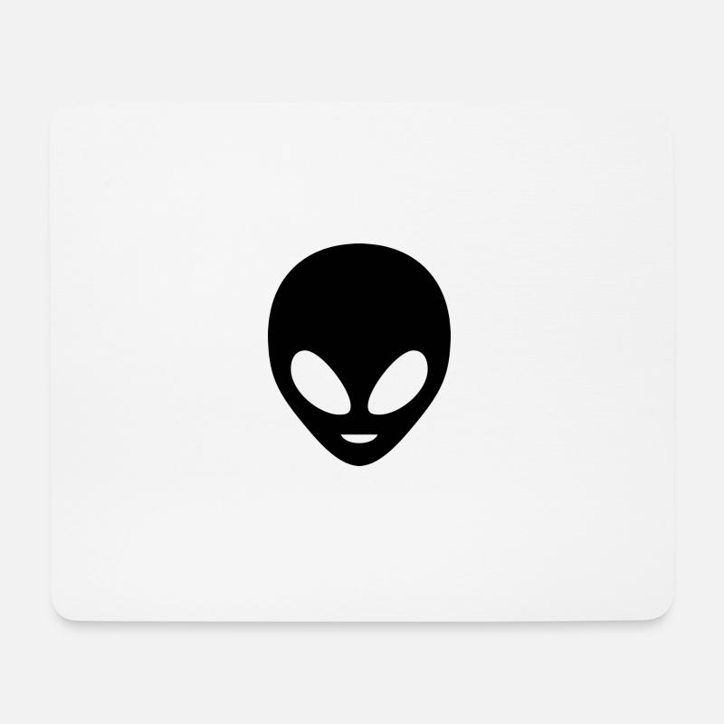 Alien - Mousepad (Querformat) - Weiß