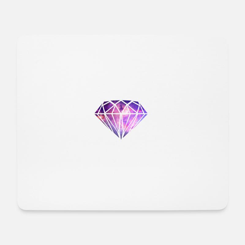 Diamond diamond - Mouse Pad (horizontal) - white