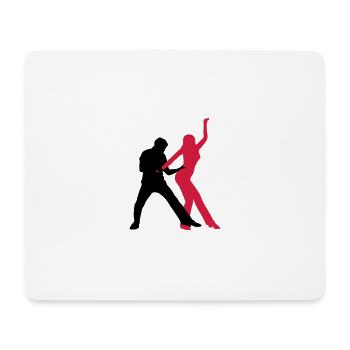 West Coast Swing - Mousepad (Querformat) - Weiß - Vorne