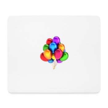 Ein Strauß Luftballons - Mousepad (Querformat) - Weiß - Vorne