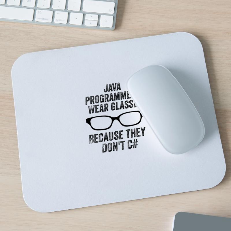 Drôles de programmeurs Java Tapis de souris (format paysage)