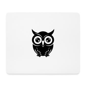 Owl - Mouse Pad (horizontal) - white - Front