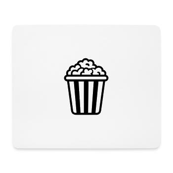 Popcorn - Mousepad (Querformat) - Weiß - Vorne