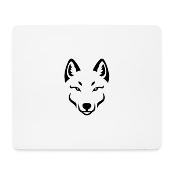 Wolf - Mouse Pad (horizontal) - white - Front