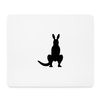 kangaroo - Mouse Pad (horizontal) - white - Front