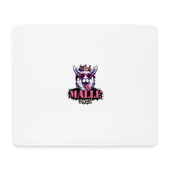 Malle 2025 Alpaca - Mouse Pad (horizontal) - white - Front