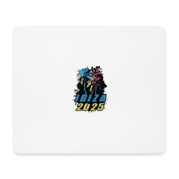 Ibiza 2025 Holiday Palm Trees Colorful - Mouse Pad (horizontal) - white - Front