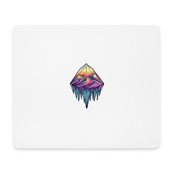 Symbol Arctic Mountains - Mouse Pad (horizontal) - white - Front