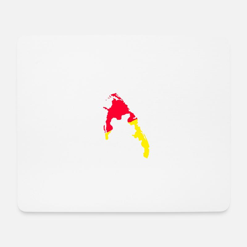 eemap.png - Mousepad (Querformat) - Weiß