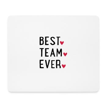 BESTTEAMEVER - Mousepad (Querformat) - Weiß - Vorne