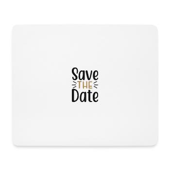Save the date - Mouse Pad (horizontal) - white - Front